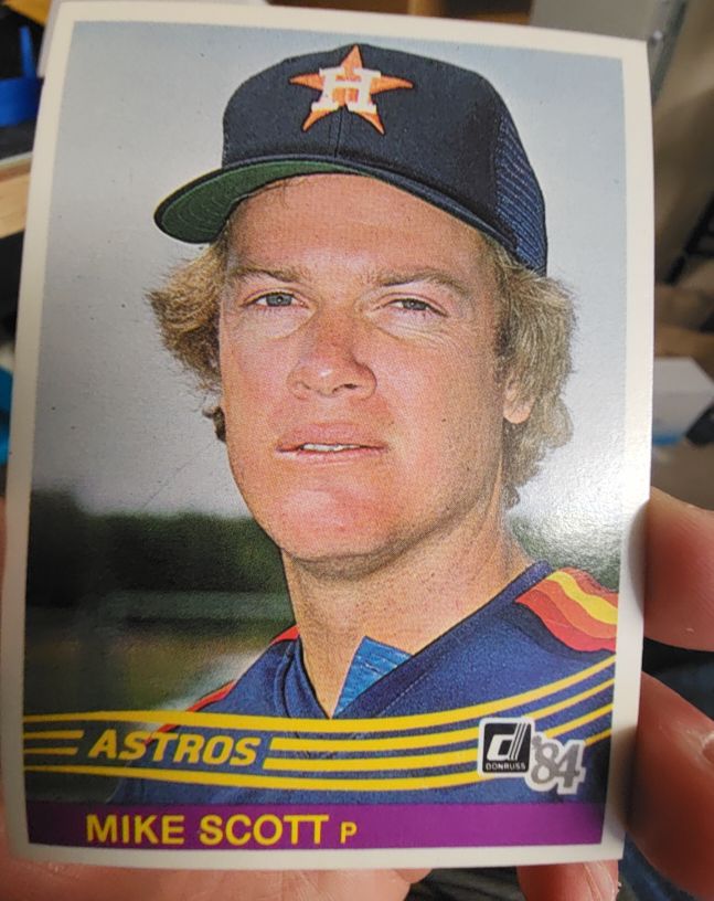 1984 Donruss #136 Mike Scott — front