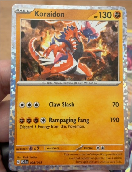 2024 Pokémon MCD #008 Koraidon — front