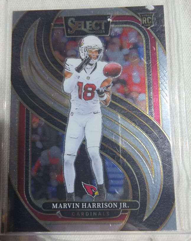 2024 Panini Select #115 Marvin Harrison Jr. Arizona Cardinals Rookie — front