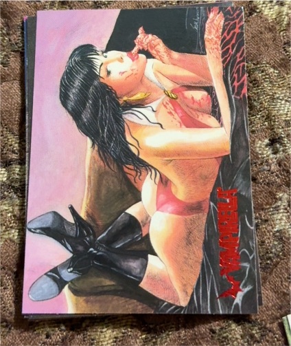 1995 Topps Vampirella #74 — front