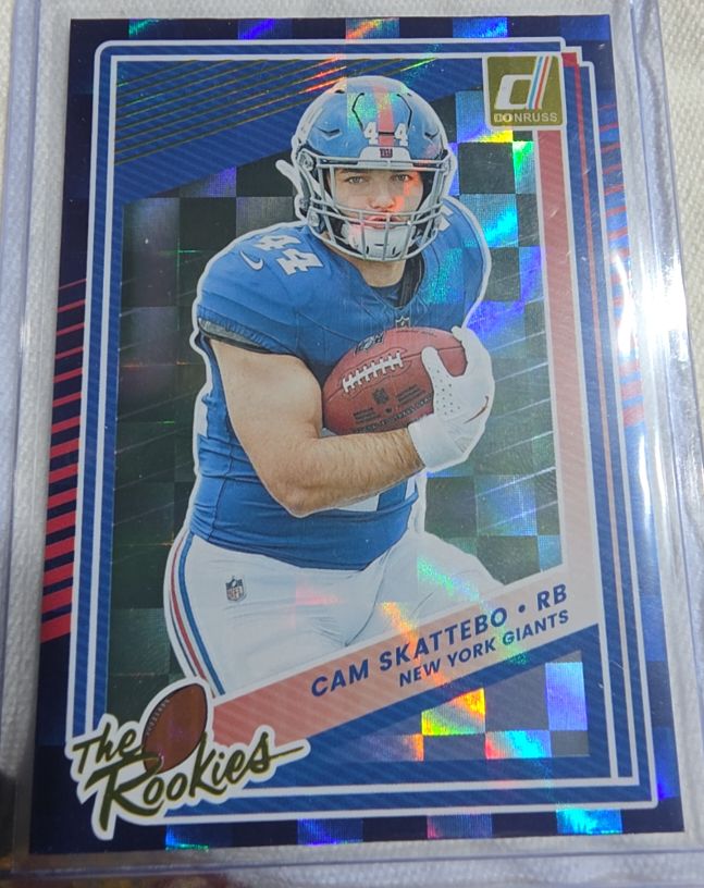2025 Panini Donruss The Rookies #19 Cam Skattebo — front
