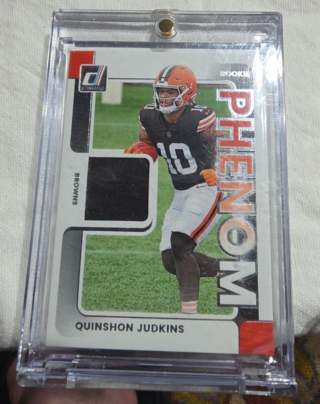 2025 Panini Donruss #RPJ-QJS Quinshon Judkins Rookie Phenom Patch — front