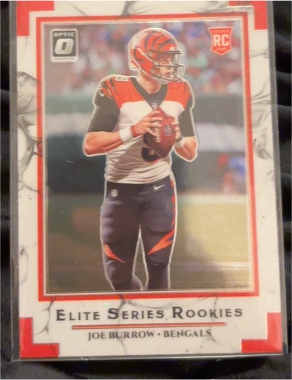 2020 Panini Donruss Optic Elite Series Rookies #ESR-JB Joe Burrow — front