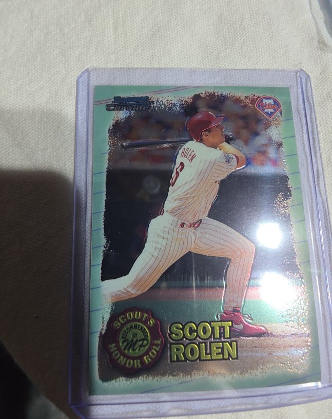 1997 Bowman Chrome Scout's Honor Roll #SHR11 Scott Rolen — front