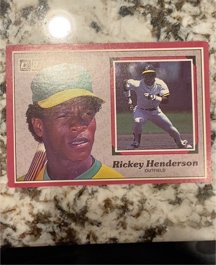 1983 Donruss Action All Stars #22 Rickey Henderson — front