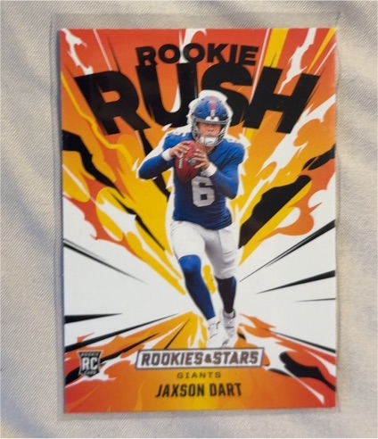 2025 Panini Rookies & Stars Rookie Rush #6 Jaxson Dart — front
