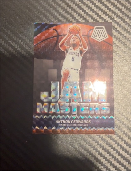 2023-24 Panini Mosaic #17 Anthony Edwards Jam Masters — front