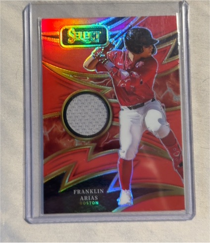 2025 Panini Select Sparks Relic Prizm #SP-FA Franklin Arias — front