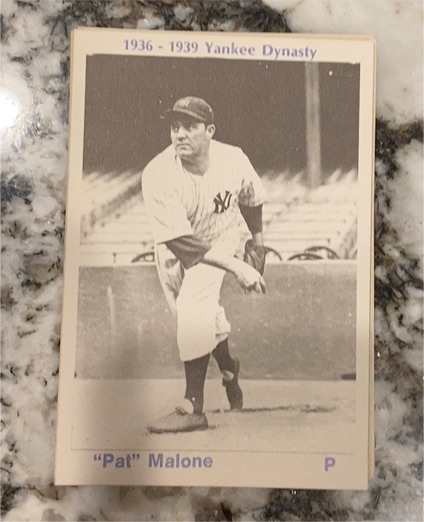 1974 TCMA 1936-39 Yankee Dynasty Pat Malone — front