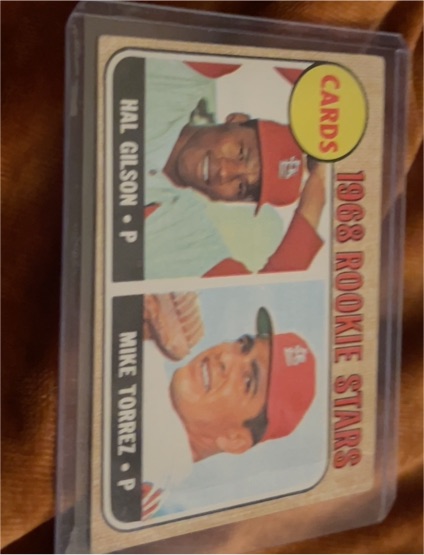 1968 Topps #162 Rookie Stars Hal Gilson, Mike Torrez — front