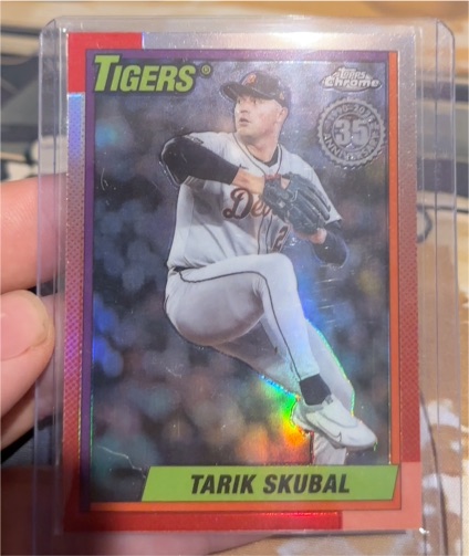 2025 Topps Chrome Update #90CU-10 Tarik Skubal — front