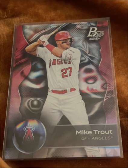 2023 Bowman Platinum #100 Mike Trout — front