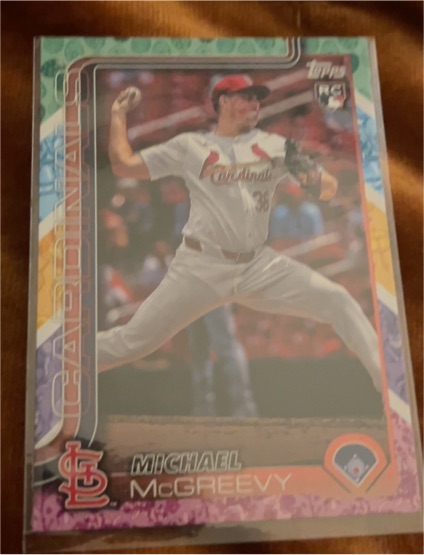 2025 Topps Series 1 #193 Michael McGreevy — front
