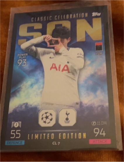 2021 Topps Match Attax Classic Celebration Limited Edition #CL7 Heung-Min Son — front