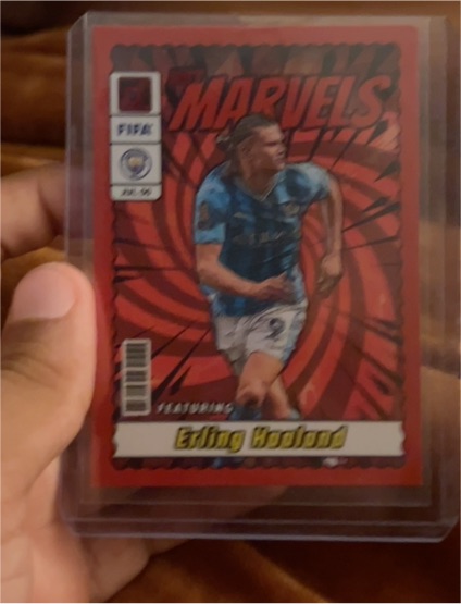 2023-24 Panini Donruss #11 Erling Haaland Net Marvels — front