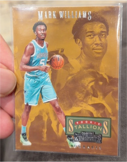 2022-23 Panini Contenders #9 Mark Williams Rookie Stallions — front