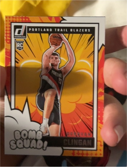 2024-25 Panini Donruss #8 Donovan Clingan Bomb Squad RC — front