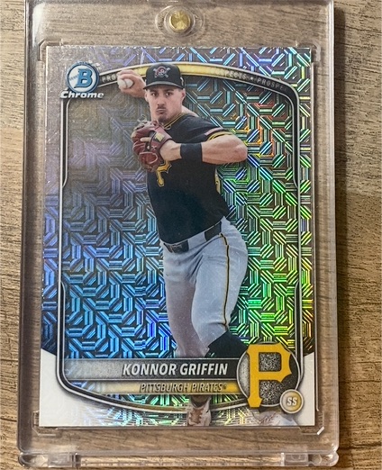 2025 Bowman Chrome #BDC-102 Konnor Griffin — front