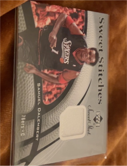 2006-07 Upper Deck Sweet Shot Sweet Stitches #SD Samuel Dalembert — front