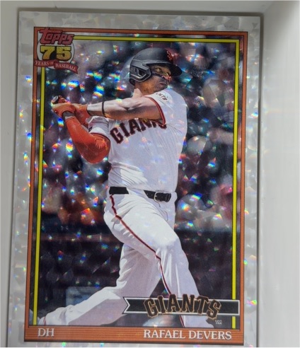 2026 Topps Series 1 #T91-54 Rafael Devers — front