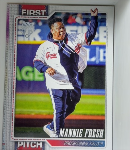 2026 Topps Series 1 First Pitch #FP-9 Mannie Fresh — front
