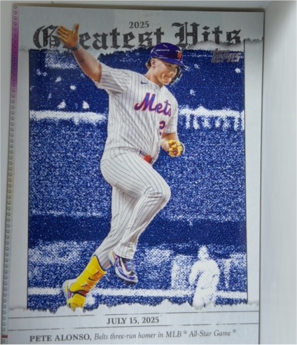2026 Topps #GH-28 Pete Alonso 2025 Greatest Hits — front