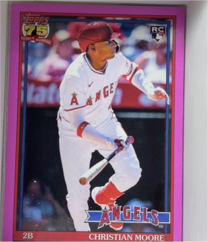 2026 Topps Series 1 #T91-46 Christian Moore — front
