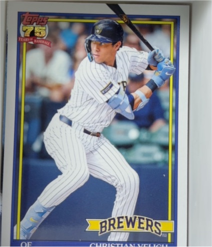 2026 Topps Series 1 #T91-83 Christian Yelich — front