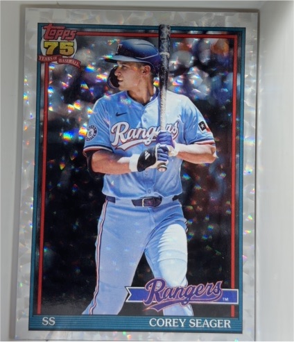 2026 Topps Series 1 #T91-65 Corey Seager — front