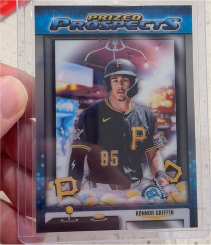2025 Bowman Draft Chrome Prized Prospects #PP-17 Konnor Griffin — front