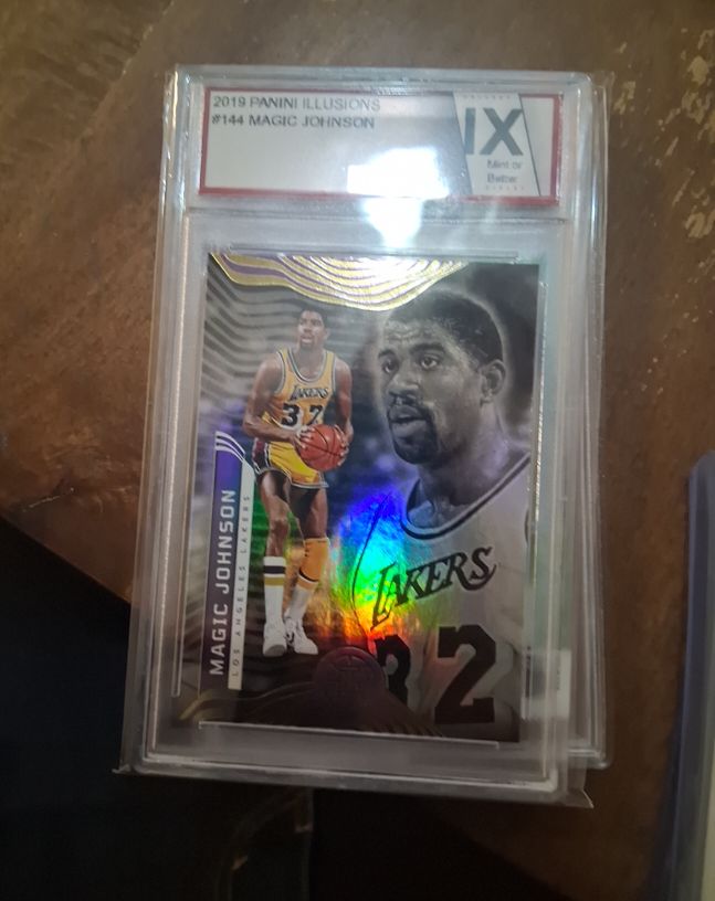 2019 Panini Illusions #144 Magic Johnson — front