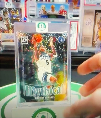 2024-25 Panini Donruss Optic #7 Anthony Edwards Mythical SSP — front