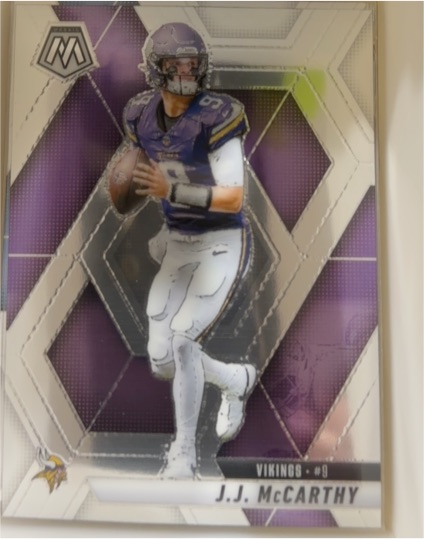 2025 Panini Mosaic #195 J.J. McCarthy — front