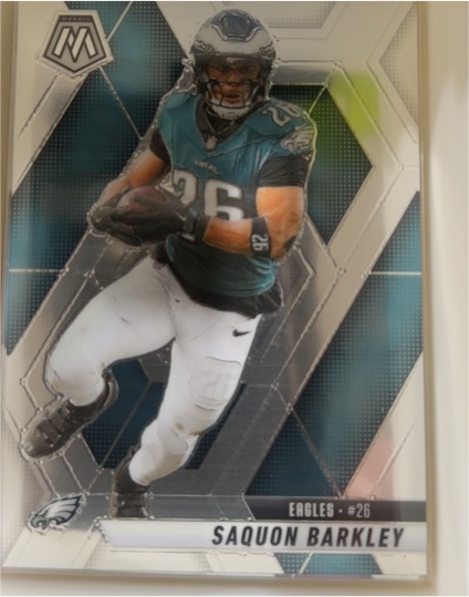 2025 Panini Mosaic #212 Saquon Barkley — front