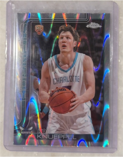 2025-26 Topps Chrome #254 Kon Knueppel Rookie — front