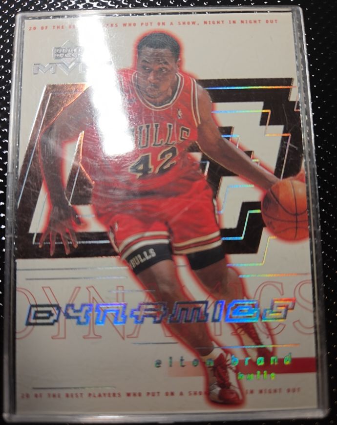 2000-01 Upper Deck MVP Dynamics #D19 Elton Brand — front