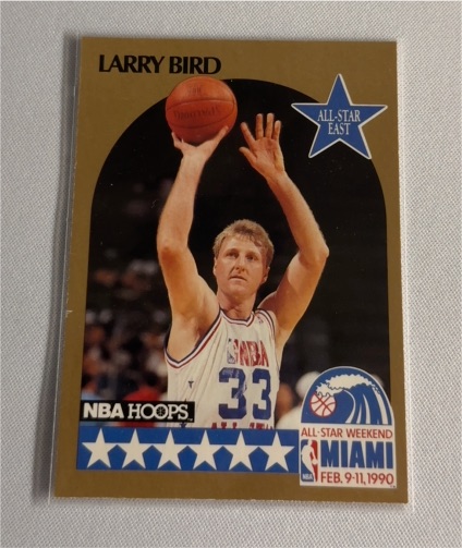 1990-91 NBA Hoops - All-Star Game #2 Larry Bird — front