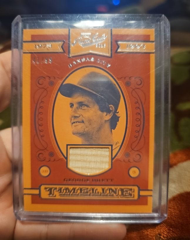 2016 Panini Prime Cuts Timeline Materials #TGB George Brett — front