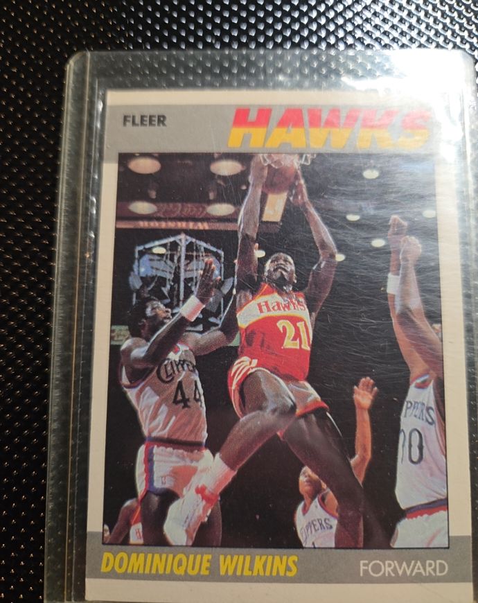1987-88 Fleer #118 Dominique Wilkins — front