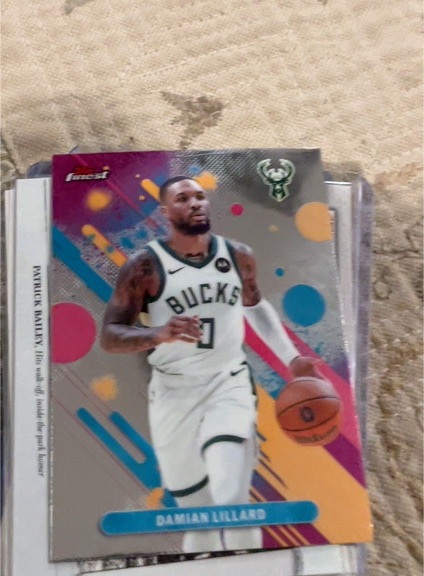 2025-26 Topps Finest #244 Damian Lillard — front