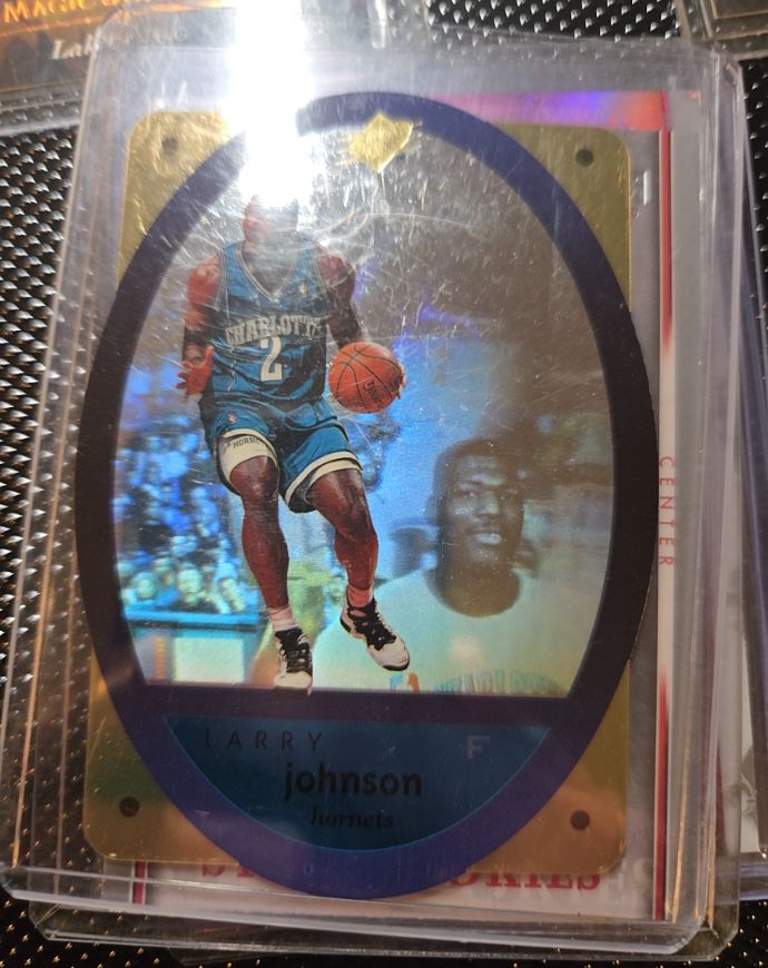 1996-97 Upper Deck SPx #5 Larry Johnson — front