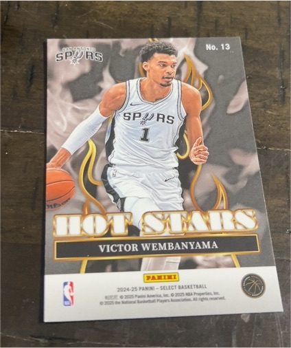 2024-25 Panini Select Basketball #13 Victor Wembanyama — front