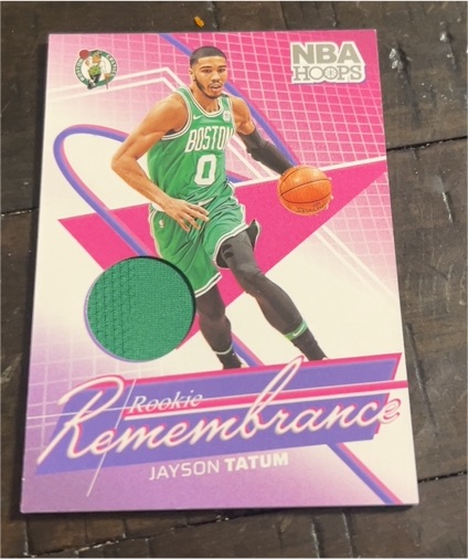 2024-25 Panini NBA Hoops #RR-JTC Jayson Tatum Rookie Remembrance — front