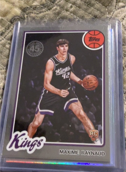 2025-26 Topps 45th Anniversary #80BK-85 Maxime Raynaud — front