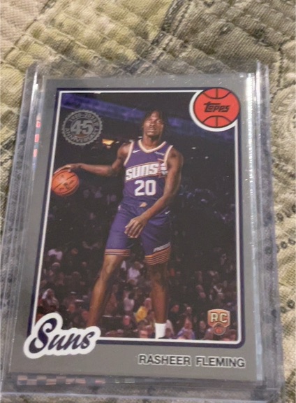 2025-26 Topps Basketball 80-81 45th Anniversary #80BK-74 Rasheer Fleming — front
