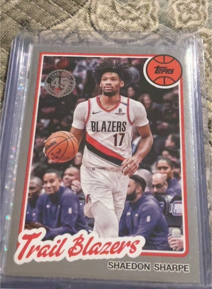 2025-26 Topps 1980-81 #80BK-35 Shaedon Sharpe — front