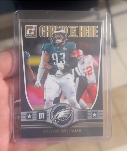 2025 Panini Donruss #CIH-MWS Milton Williams — front