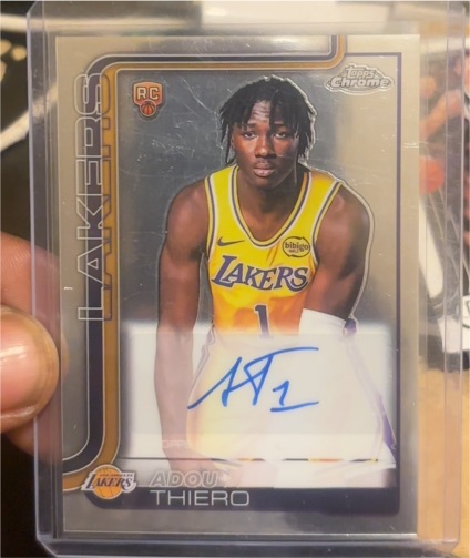 2025-26 Topps Chrome #TCAR-AT Adou Thiero — front