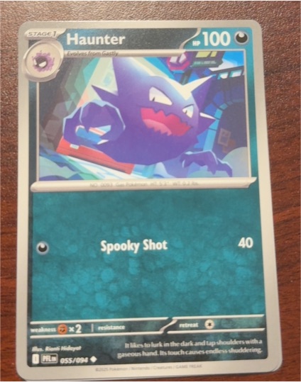2023 Pokémon ME02: Phantasmal Flames #055 Haunter — front