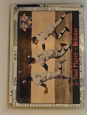 1997 Scoreboard #35 Mickey Mantle 5-Tool Player - Defense — front